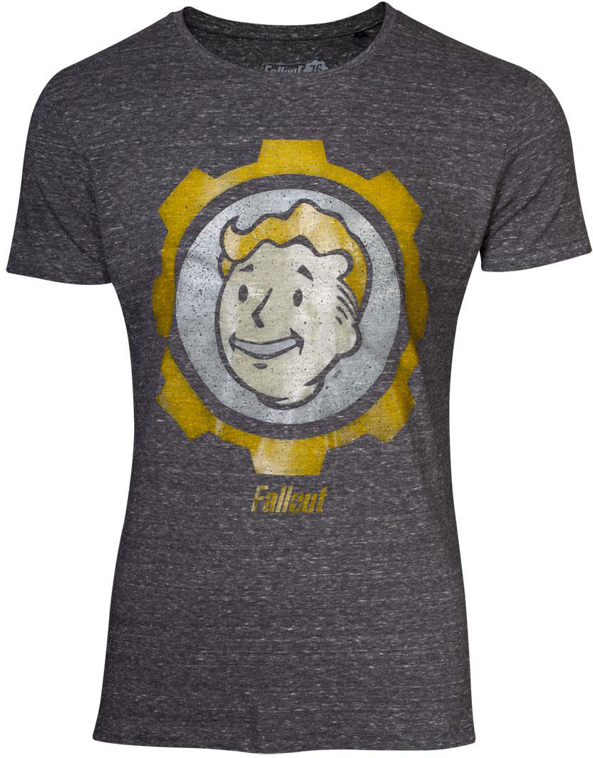 

Футболка Difuzed Fallout - Vault Boy Vintage Men's T-shirt - M Серая (TS434674FAL-M)