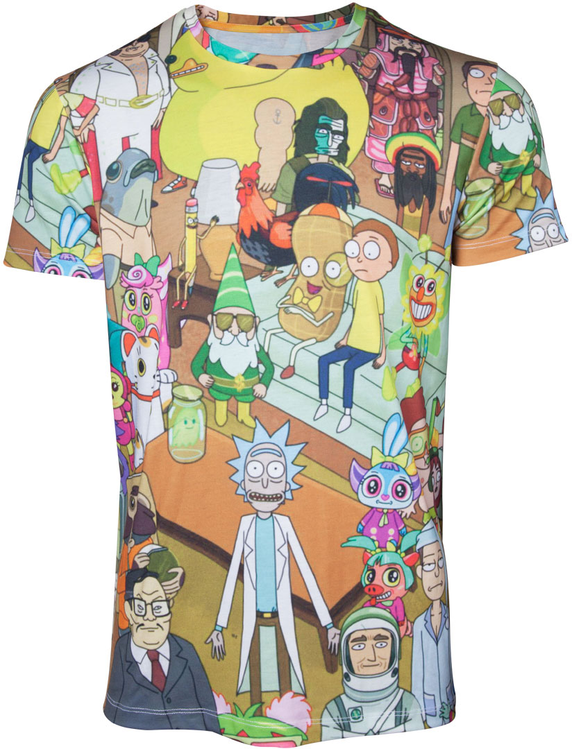 

Футболка Difuzed Rick & Morty - Printed Allover Mens T-shirt - S Разноцветная (TS583090RMT-S)