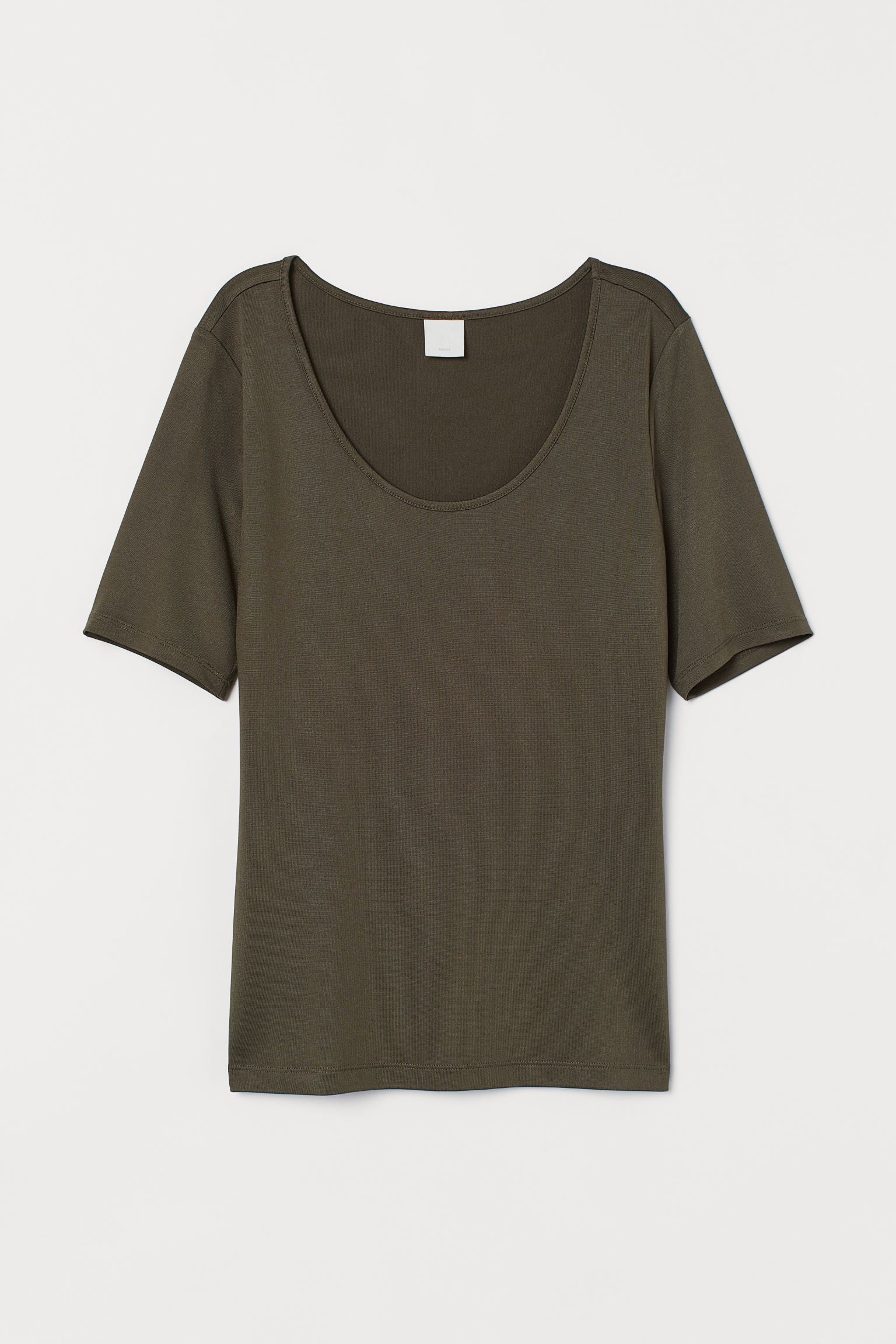 

Футболка H&M S хаки 28128414021