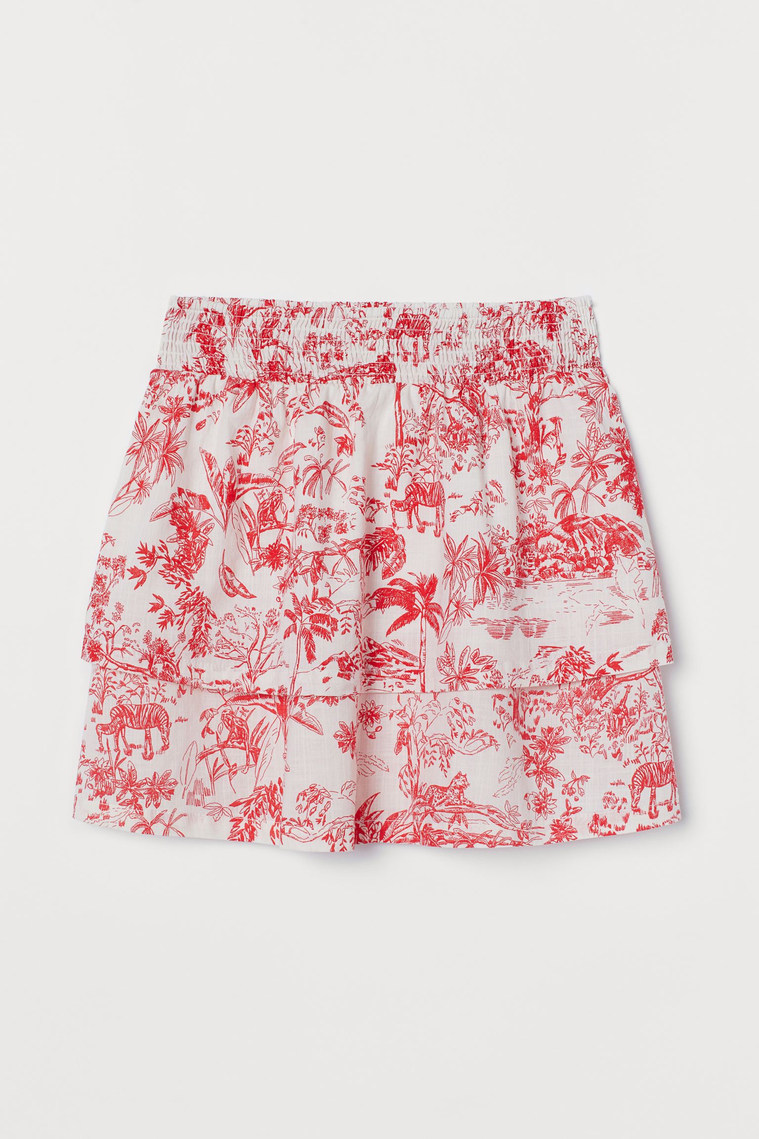 

Юбка H&M M бело красный 29128909561