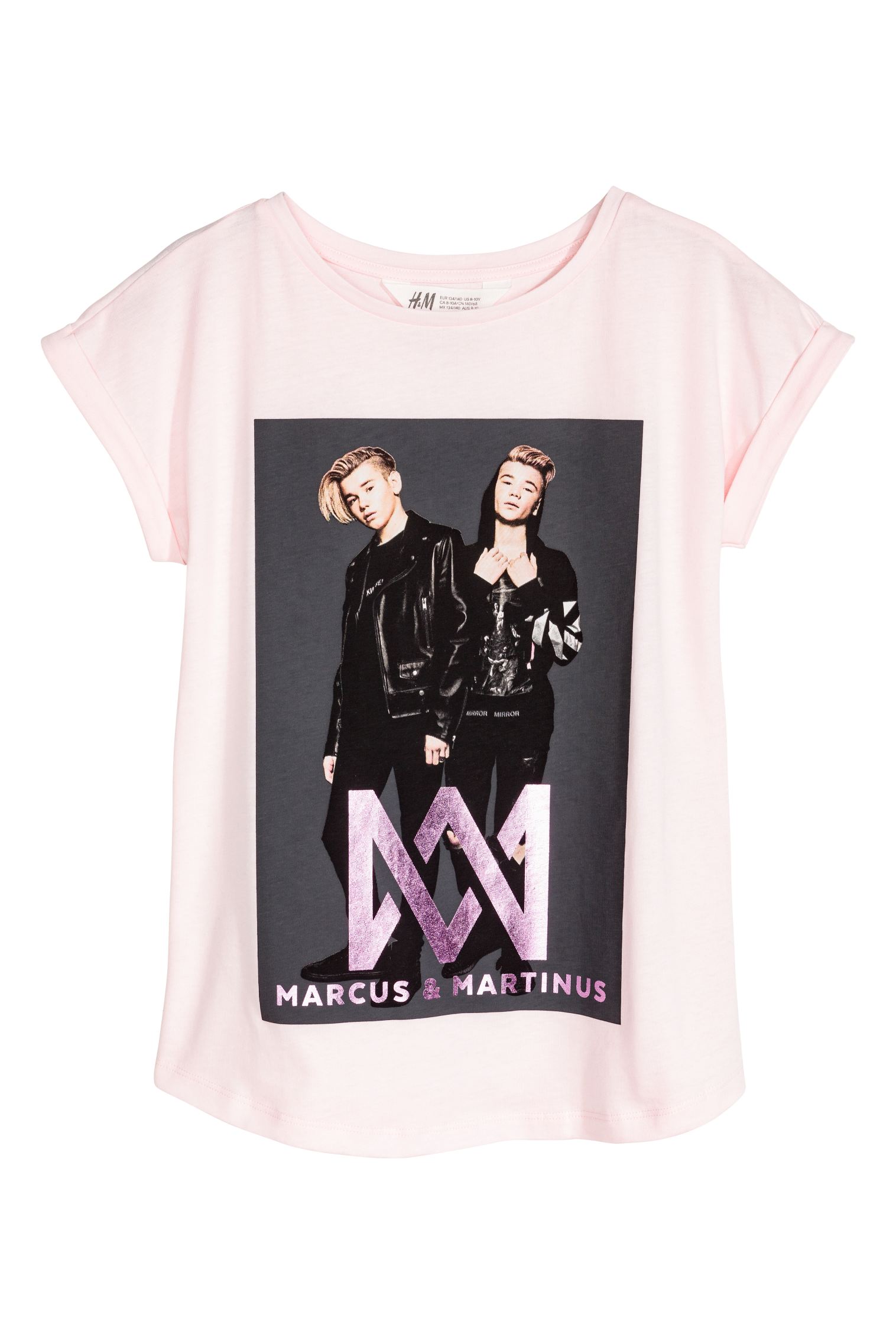 

Футболка H&M 146 152см светло розовый 6015905196