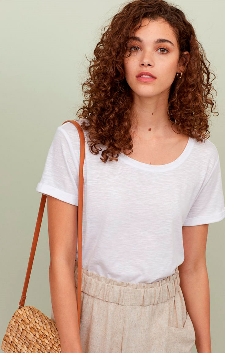 

Футболка H&M M белый 5545989