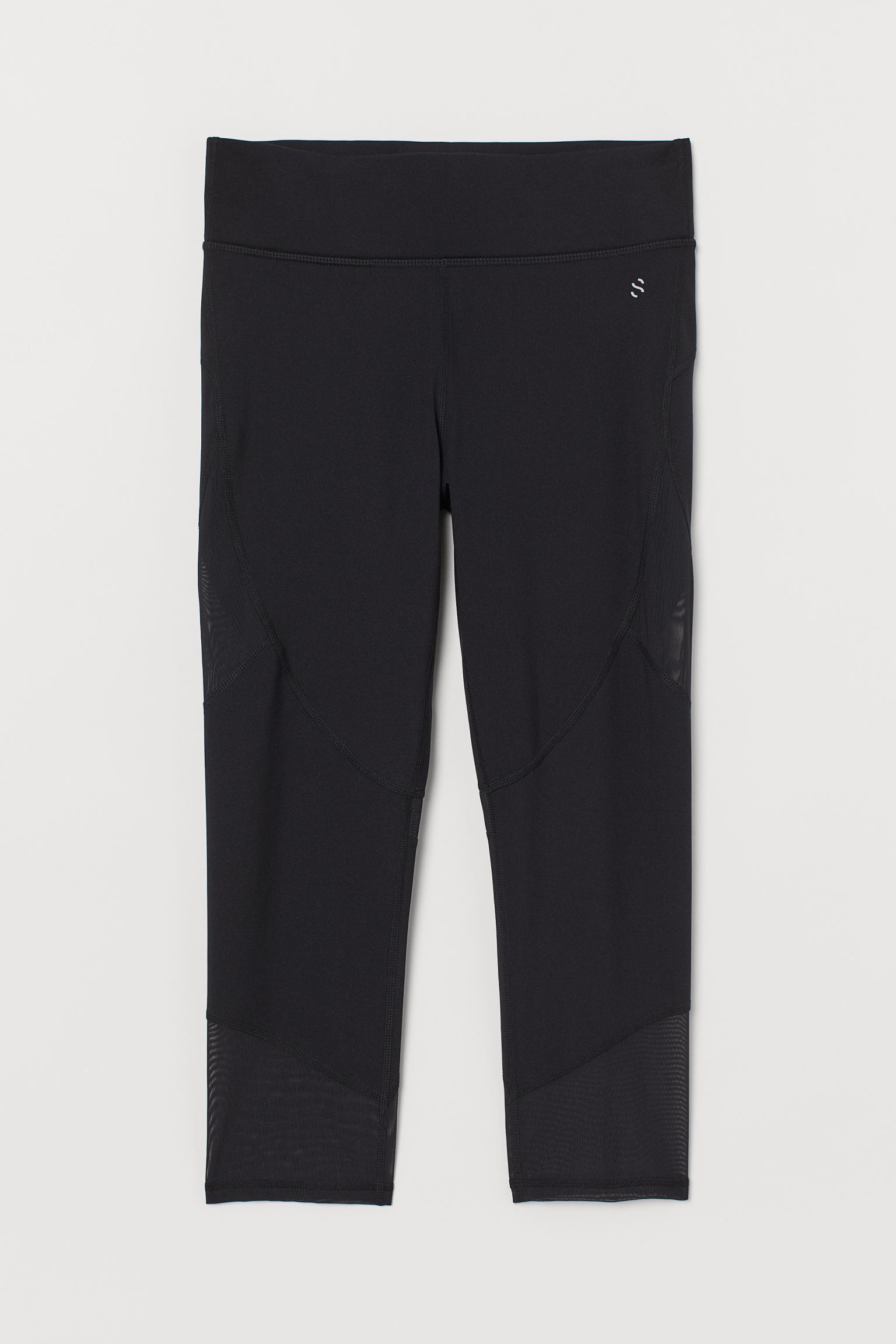 

Спортивные капри H&M M черный 15128183911