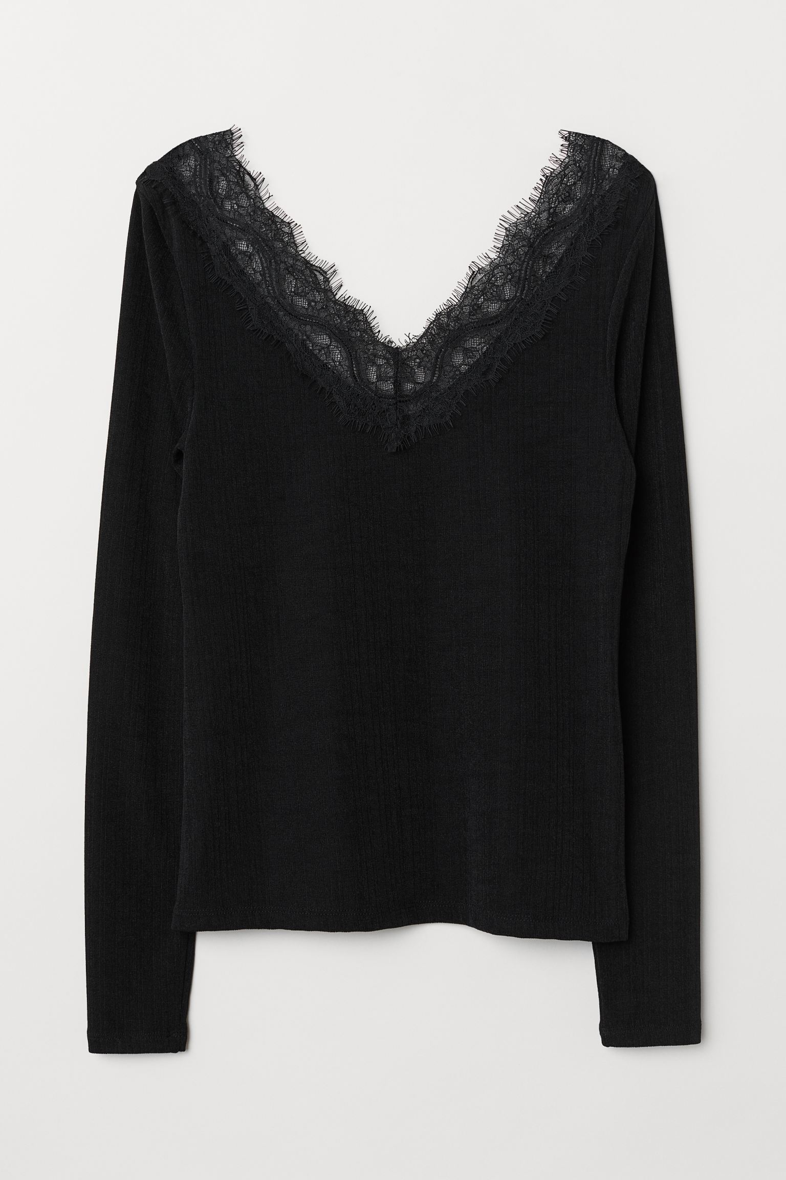 

Лонгслив H&M  черный 6016151419, Лонгслив H&M XS черный 6016151419