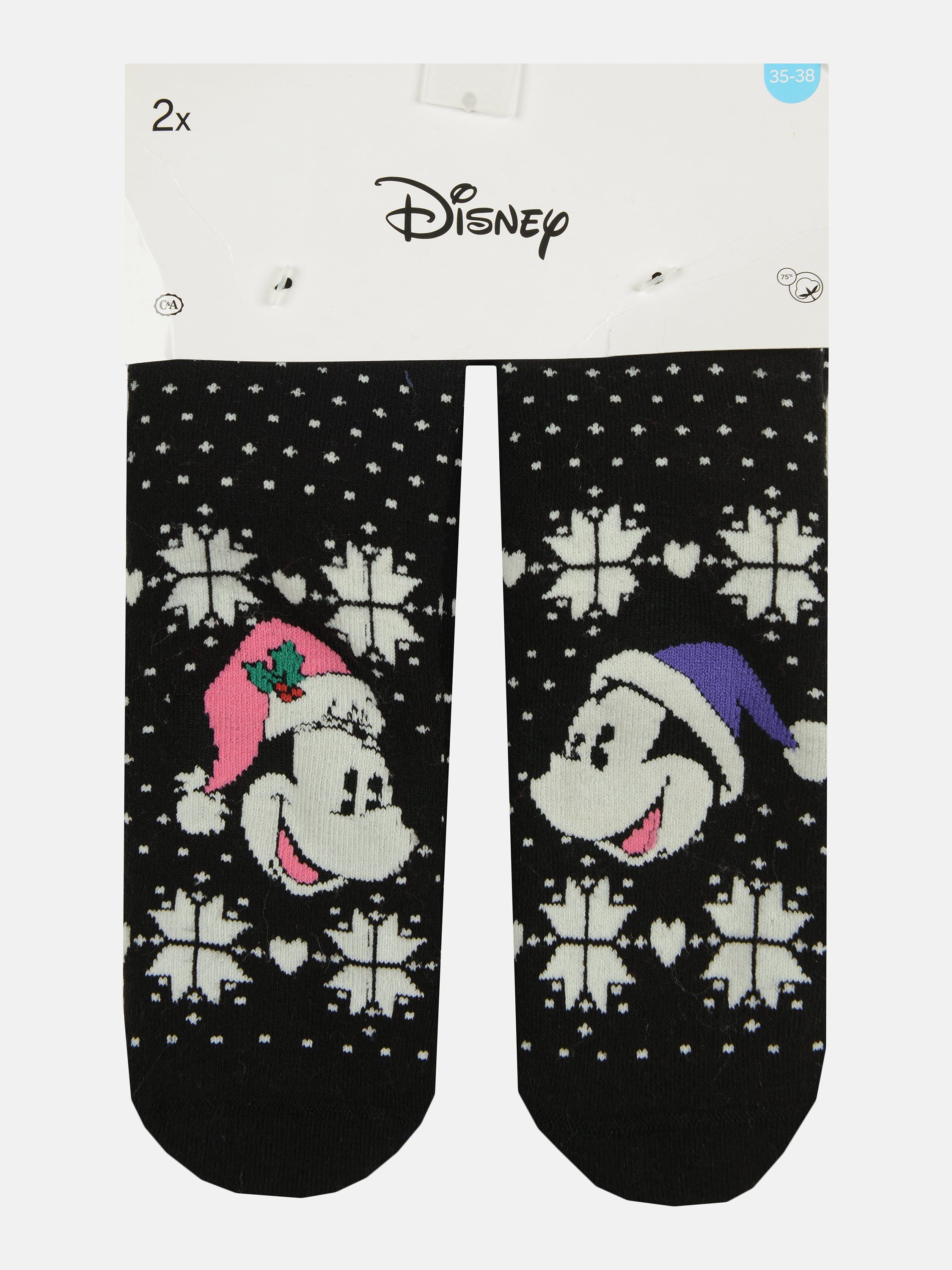 

Носки (2 пары) C&A 35 38 черный Mickey Mouse 2240179840810
