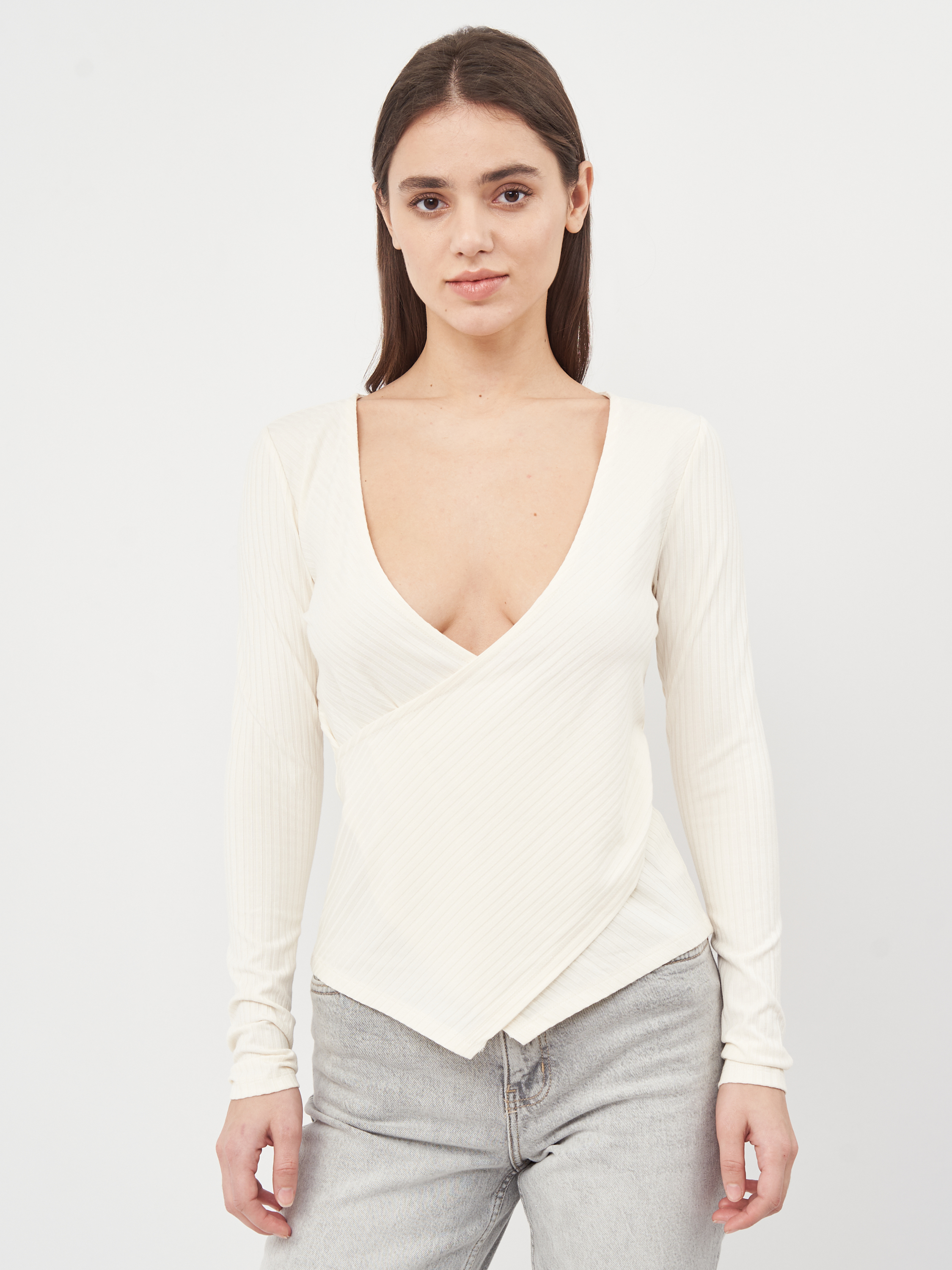

Лонгслив H&M  молочный 11129632581, Лонгслив H&M S молочный 11129632581