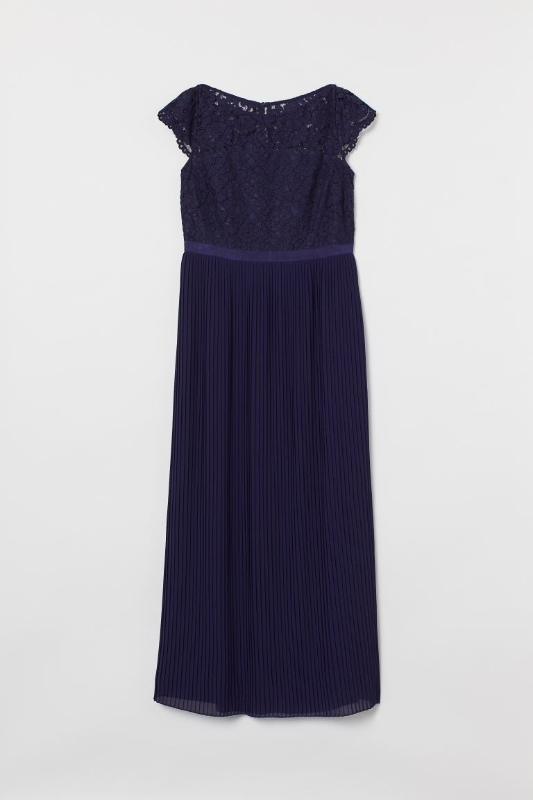 

Платье H&M L темно синий 25128847261