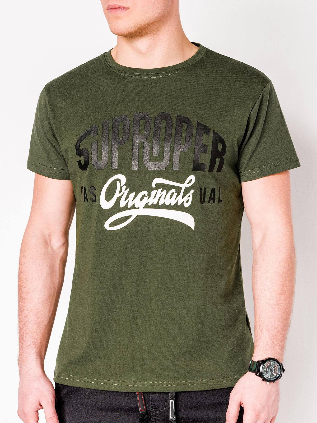 

Футболка Ombre S1074 M Хакі 5902228571919