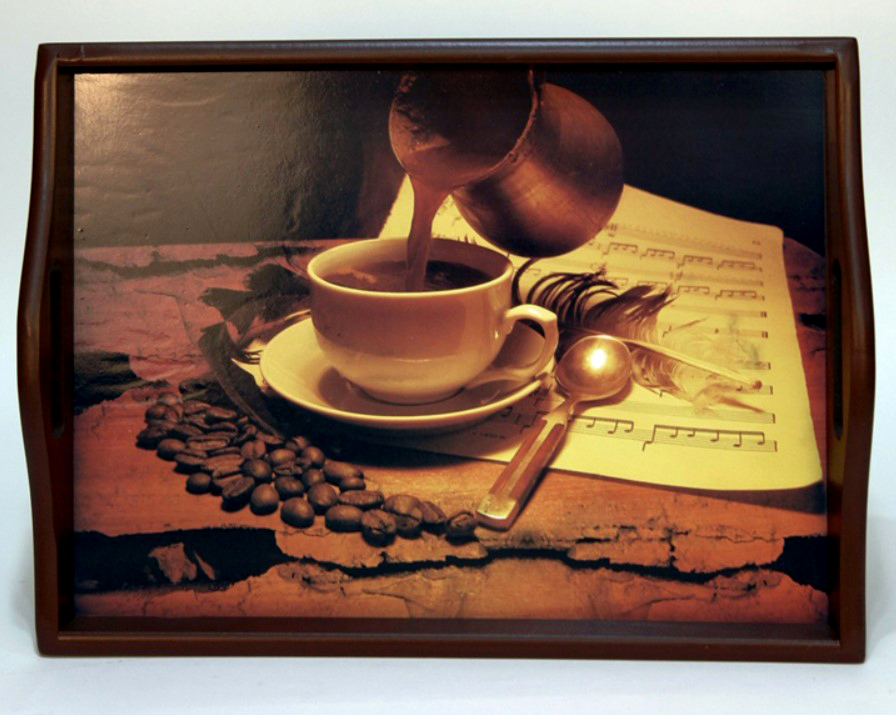 

Поднос на подушке «Coffee 9» Lora 17332-BR-1398