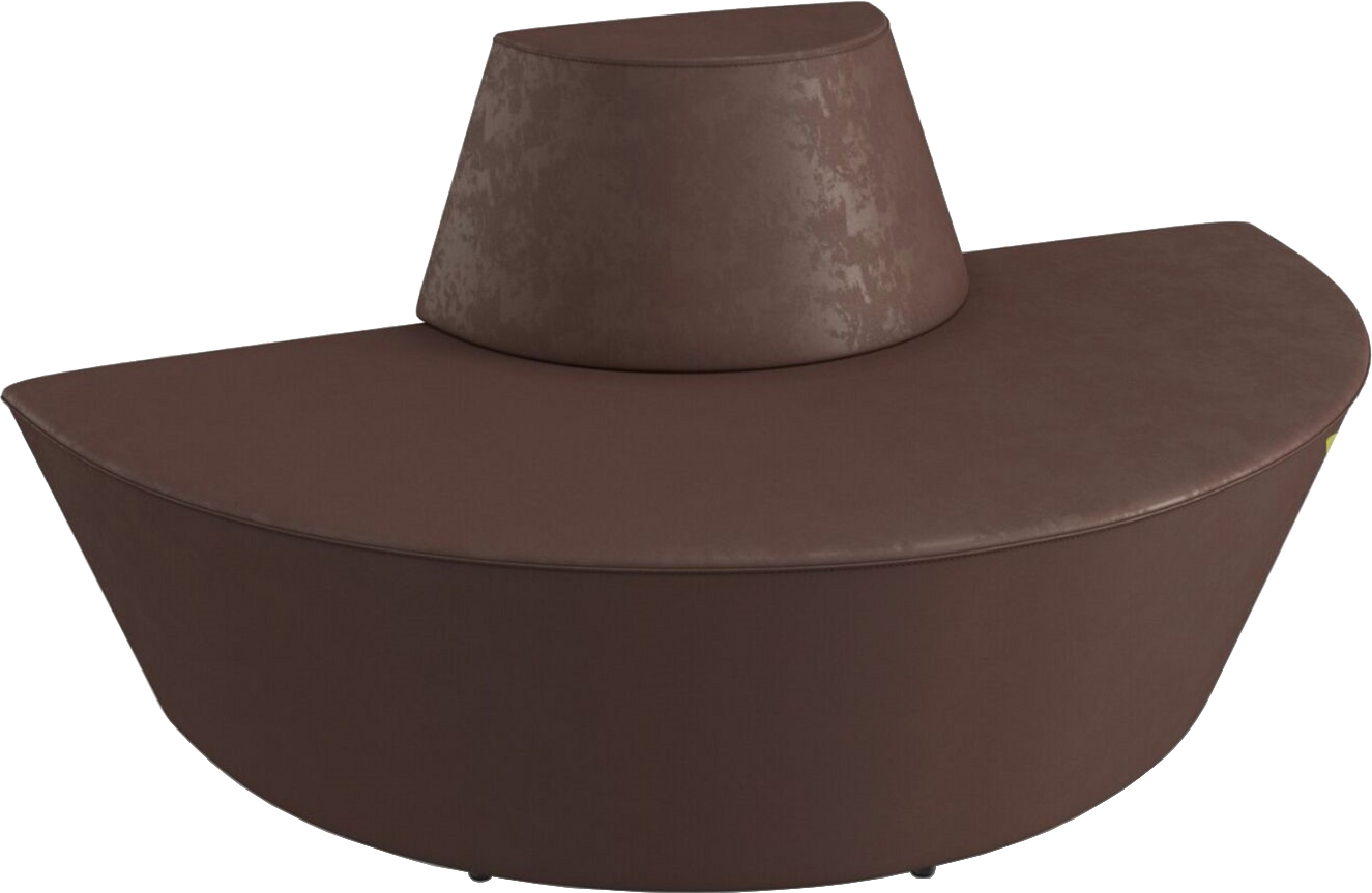 

Диван Kulik System SOMBRERO Половинка Каштановый