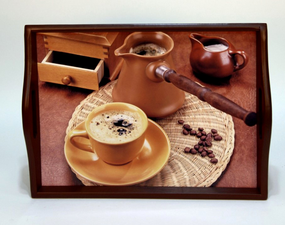 

Поднос на подушке «Coffee 11» Lora 16812-BR-1398