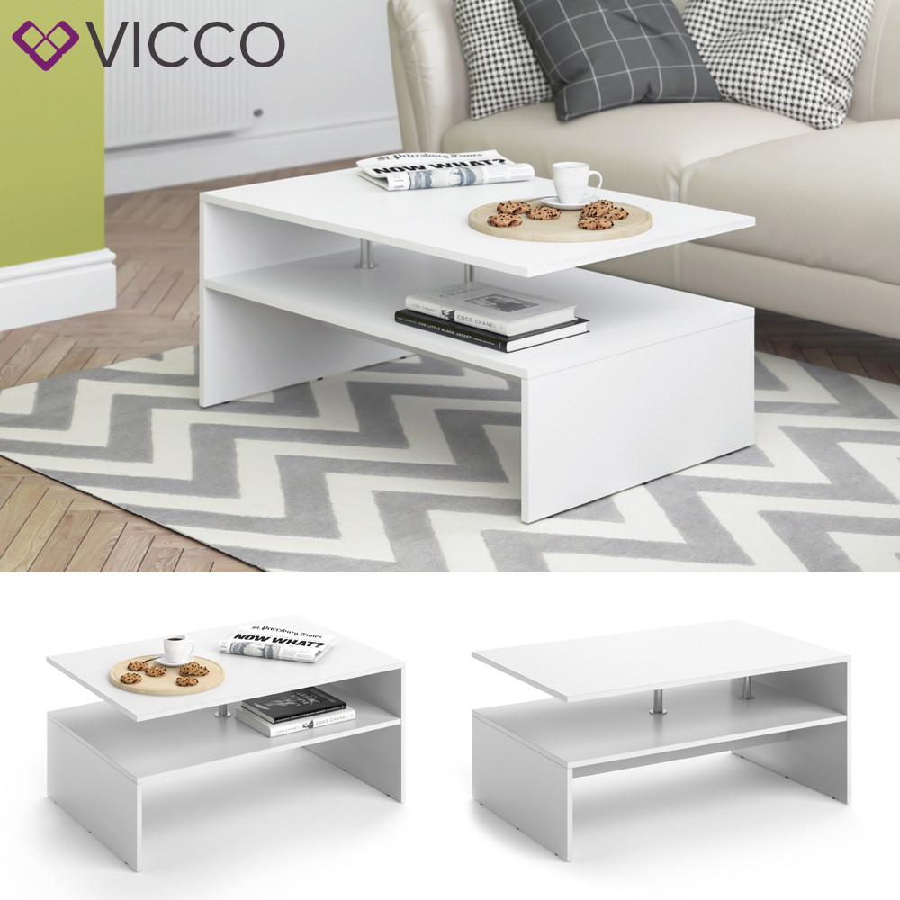 

Журнальный столик Vicco Amato, 90x60, белый