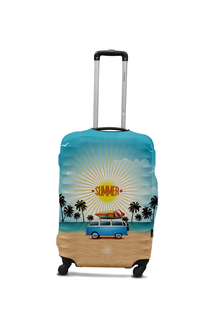 

Чехол для чемодана Coverbag минивен S разноцветный