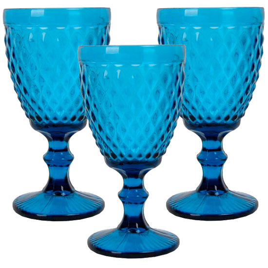 

Набор бокалов Siossi small Blue стекло из 6 штук Sabefet 30995-BR-1488
