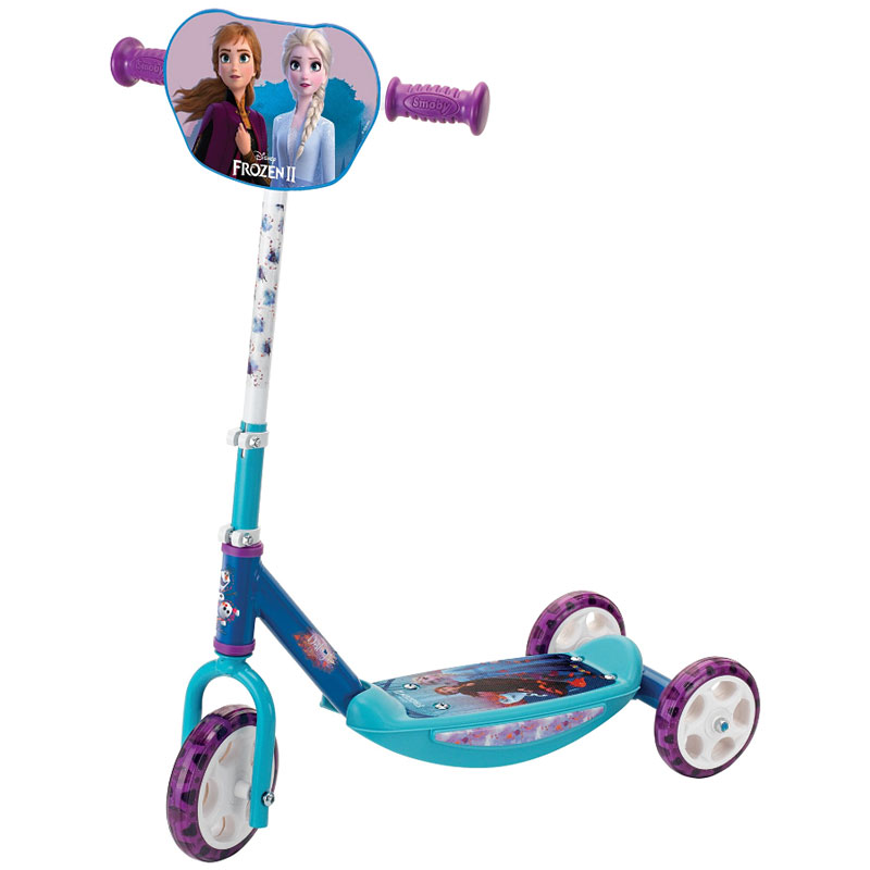 

Детский самокат Ледяное сердце 2 с металлической рамой трехколесный Smoby 32657-BR-1177