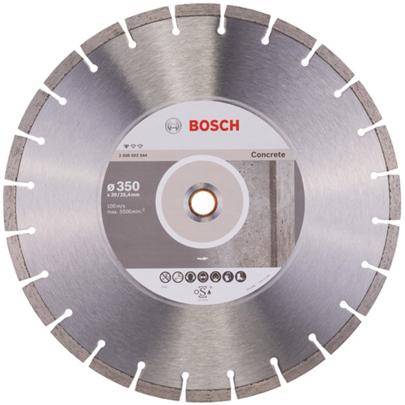 

Алмазний диск Bosch Standart for Concrete 350-20/25.4 мм