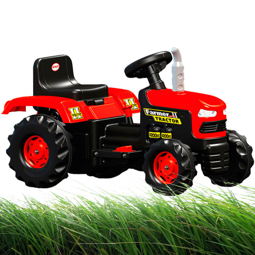 

Детский трактор на аккумуляторе 6V-Red Dolu 34665-BR-1824