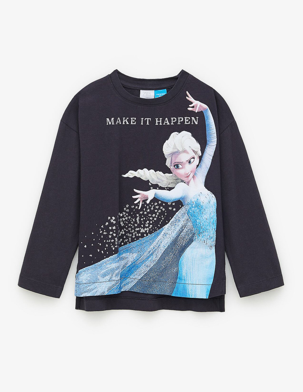 

Футболка д/р Zara ДД002559 (5643/701/807) цвет серый 140
