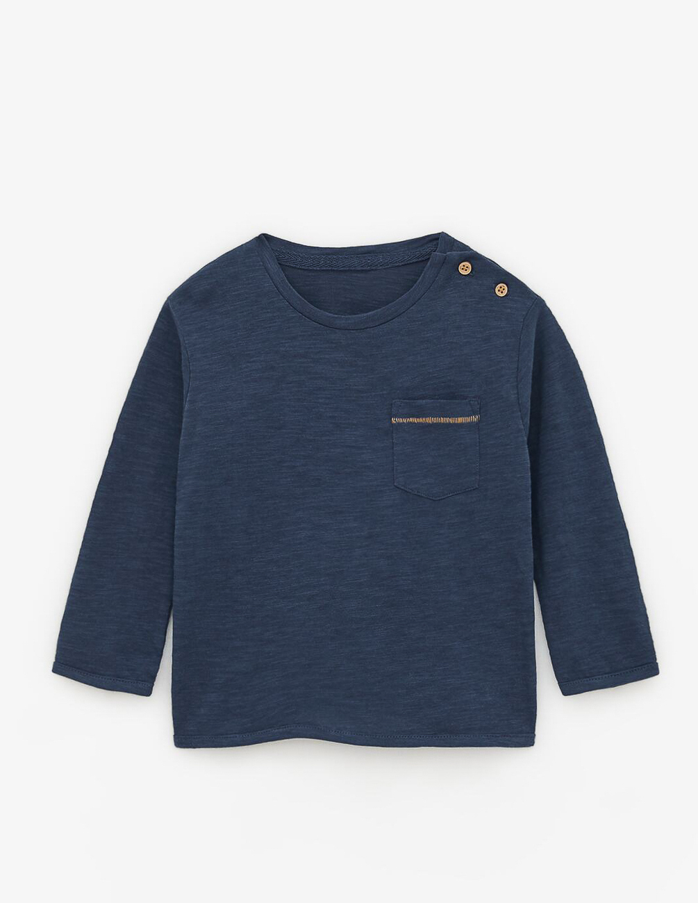 

Футболка д/р Zara ДМ001887 (7134/551/401) цвет синий 80