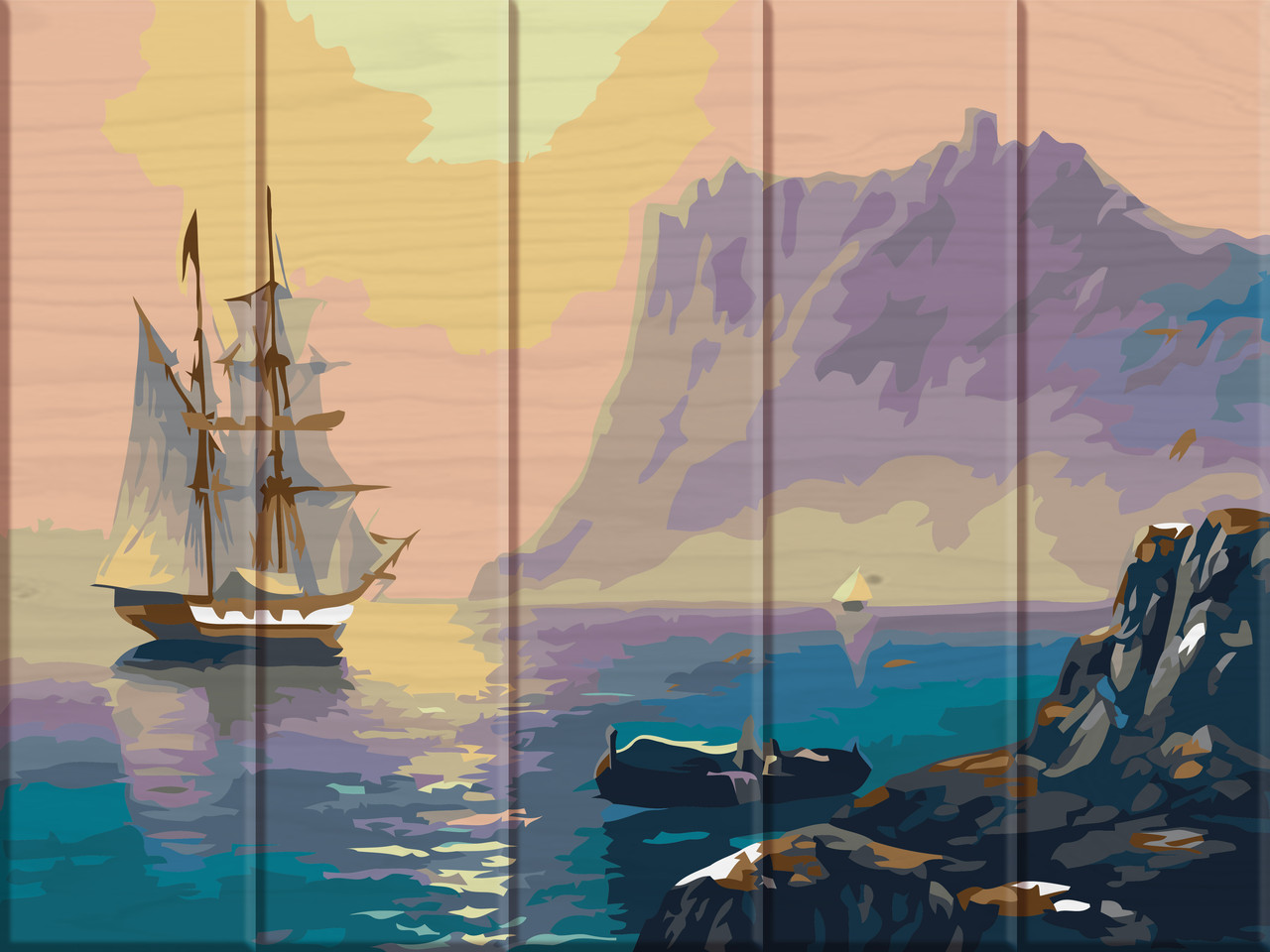 

Картина по номерам ArtStory Бухта (ASW038) 30 х 40 см. На дереве (183272)