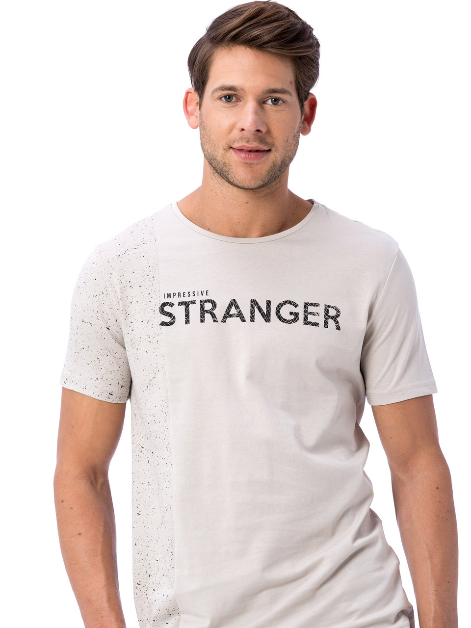

Мужская футболка LC Waikiki Impressive Stranger  Бежевый (LCW T-shirt -1454, Мужская футболка LC Waikiki Impressive Stranger L Бежевый (LCW T-shirt -1454)