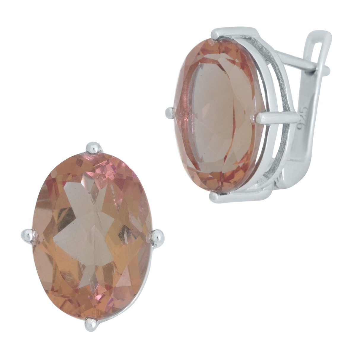 

Серебряные серьги SilverLine с Султанит султанитом 10.975ct