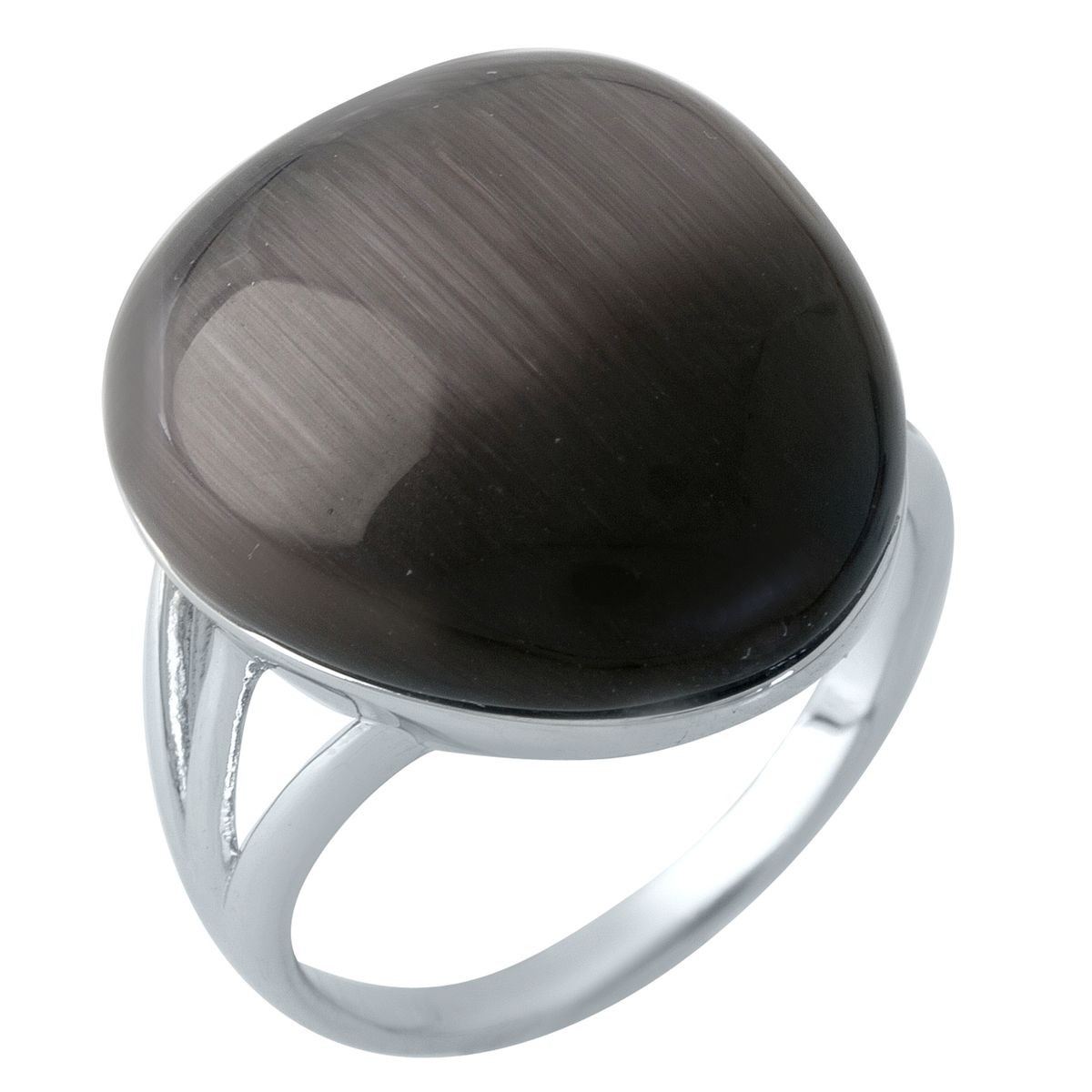 

Серебряное кольцо SilverBreeze с кошачьим глазом 17.5 размер