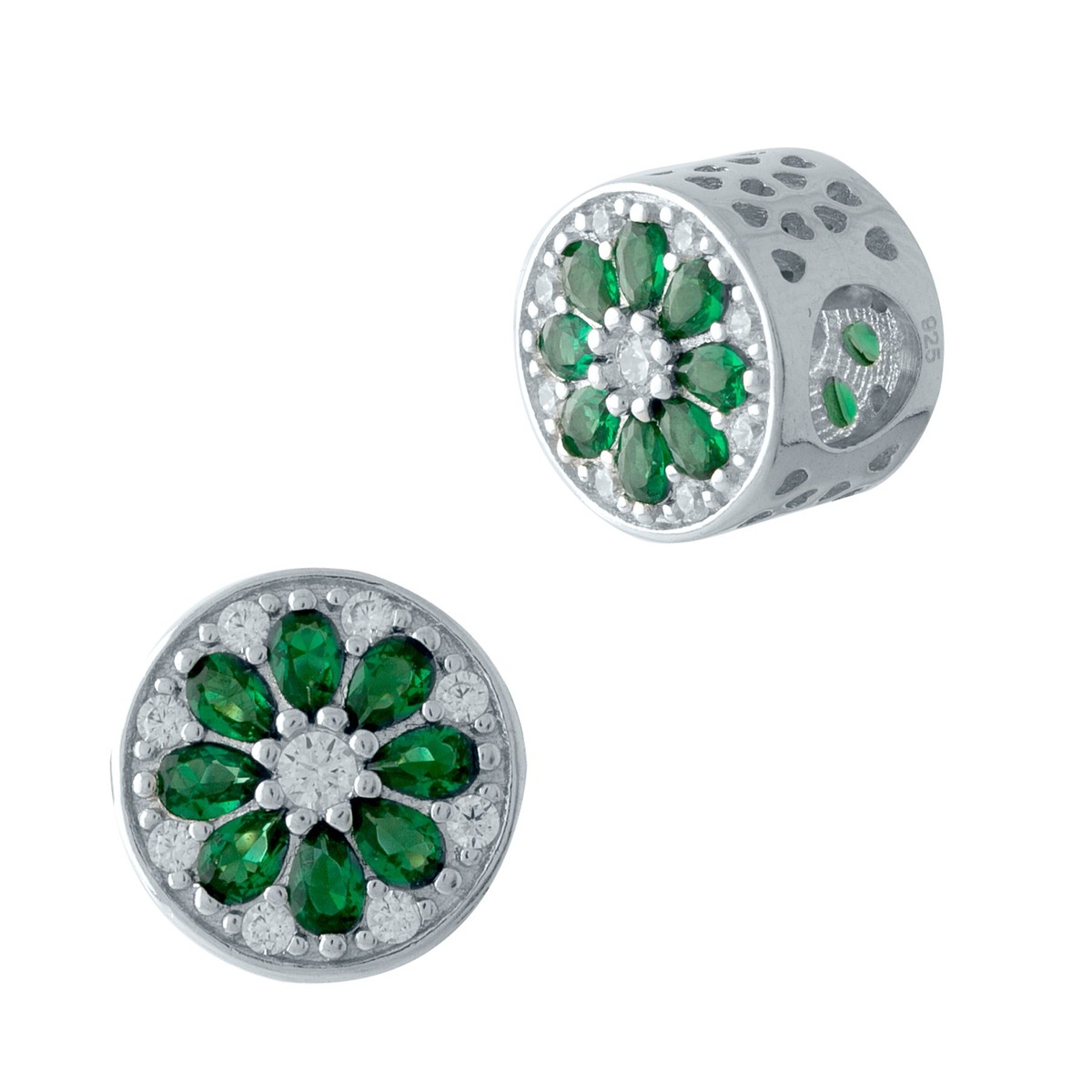 

Серебряный шарм SilverLine с фианитами