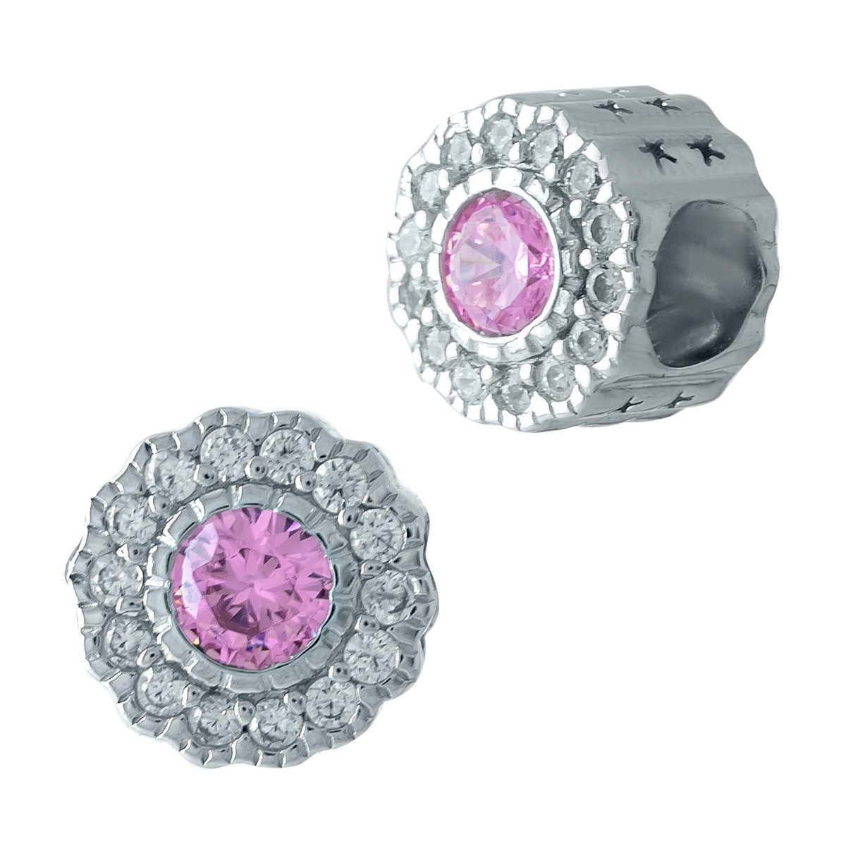 

Серебряный шарм SilverLine с фианитами