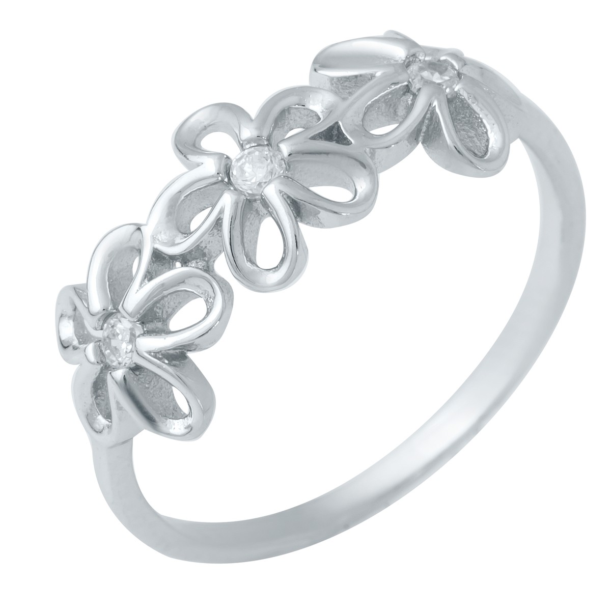 

Серебряное кольцо SilverBreeze с фианитами 17 размер
