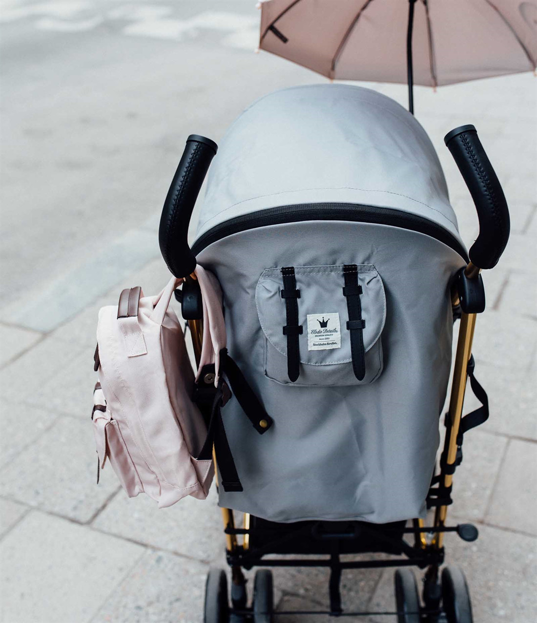 Elodie details stockholm shop stroller golden grey