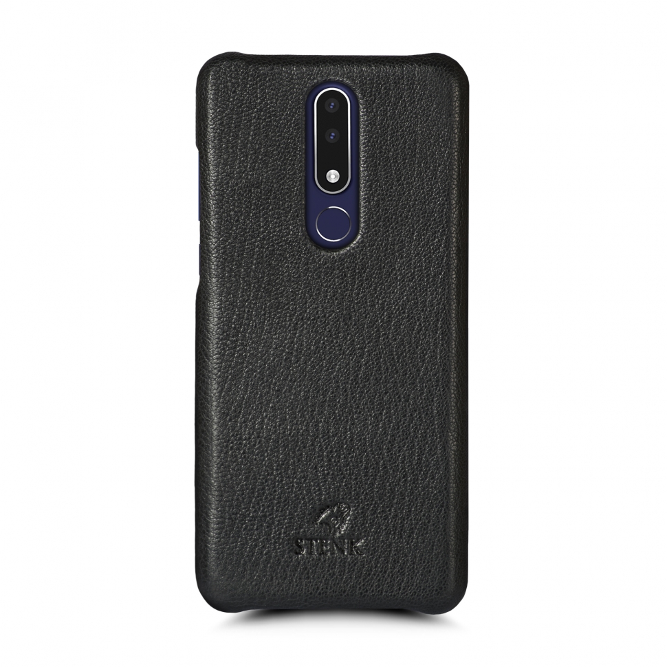 

Кожаная накладка Stenk Cover для Nokia 3.1 Plus Черный