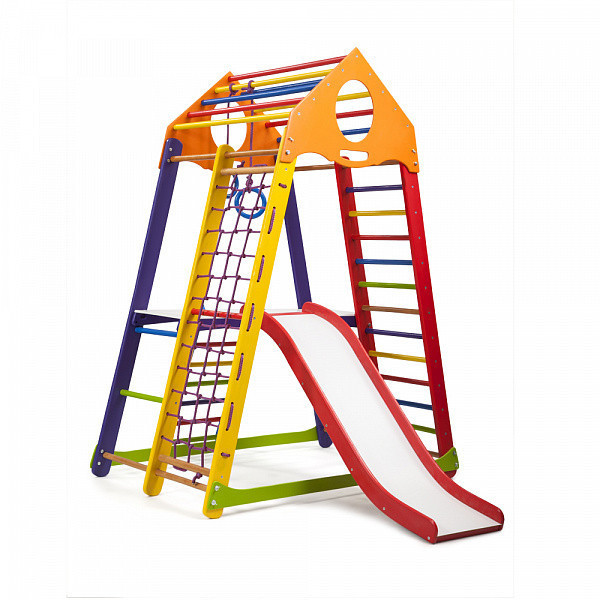 

Детский спортивный комплекс SportBaby BambinoWood Color Plus 2 170х85х132 см (2335)