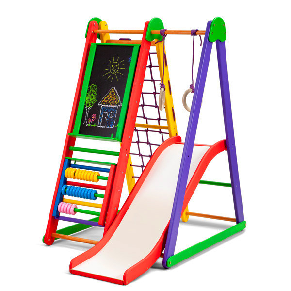 

Детский спортивный уголок для дома SportBaby Kind-Start-2 130х100х80 см (2378)