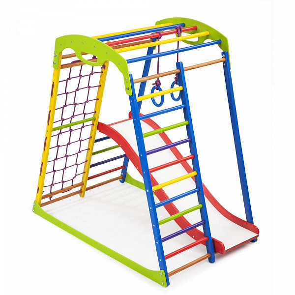 

Детский спортивный комплекс для дома SportBaby SportWood Plus 1 130х85х132 см(2346)