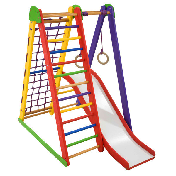 

Детский спортивный уголок для дома SportBaby Kind-Start-4 130х100х80 см (2380)