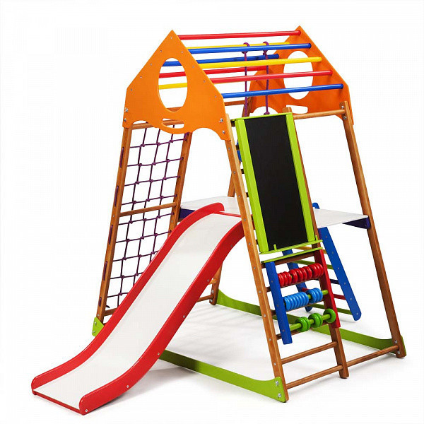 

Детский спортивный комплекс для дома SportBaby KindWood Plus 3 150х85х132 см (2345)