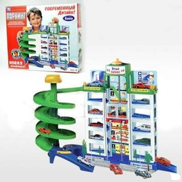 

Игровой набор для мальчиков Гараж 922 с машинками, 6 этажей