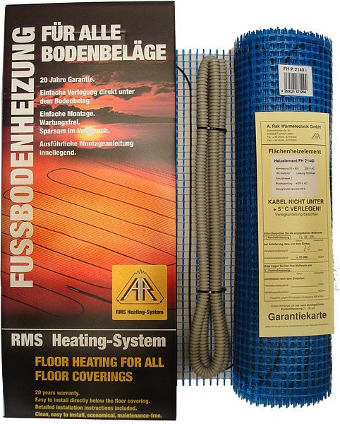 

Теплый пол Arnold Rak FH P 2170 1400Вт (7 м2) двухжильный мат под плитку
