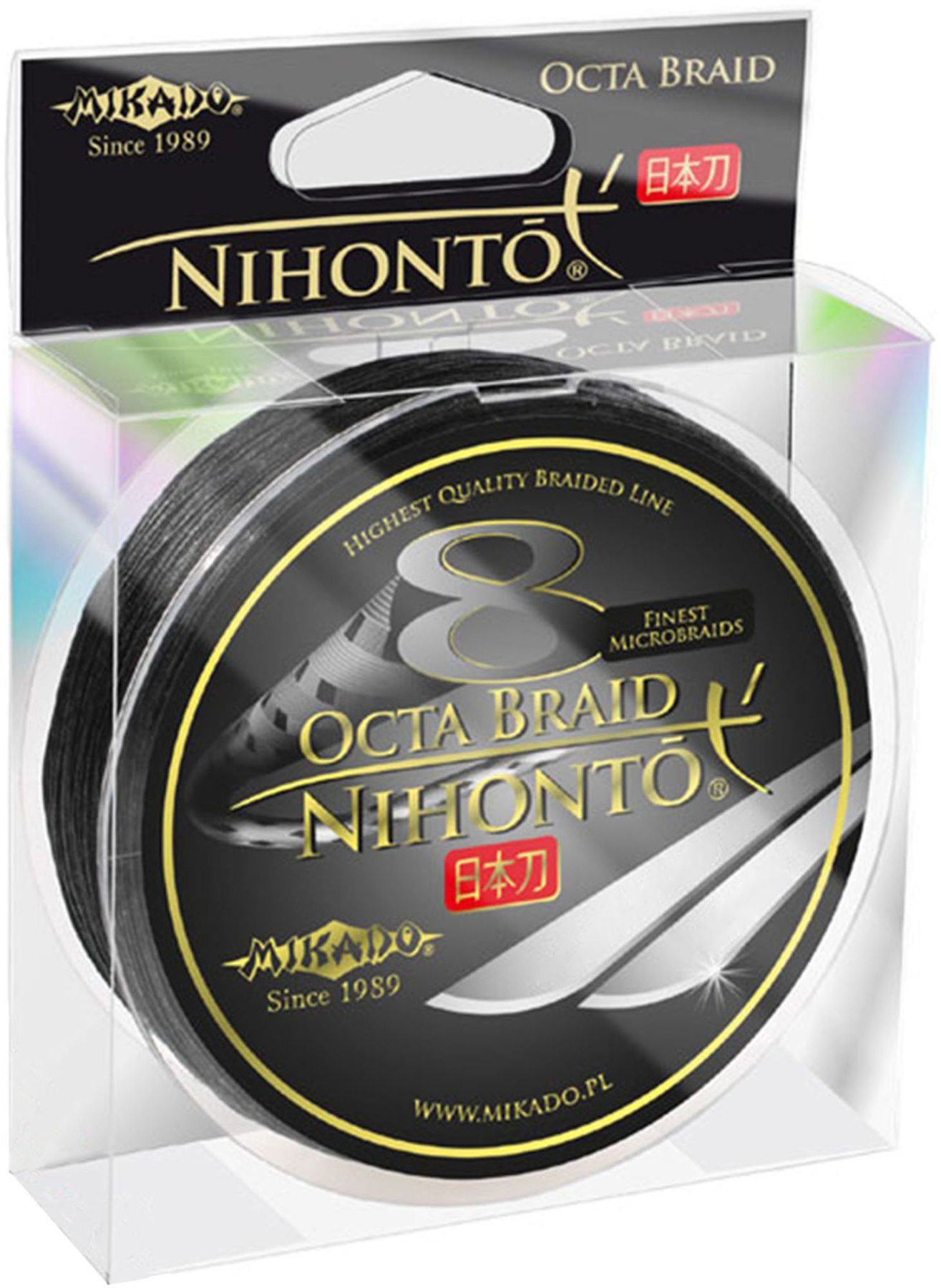 

Шнур Mikado Nihonto 8 Octa Braid 150 м 0.08 мм 5.15 кг Black (Z24B-008)
