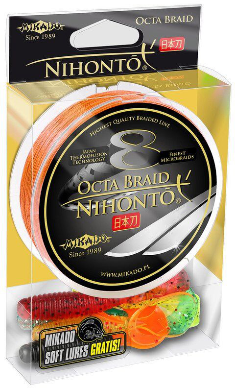 

Шнур Mikado Nihonto 8 Octa Braid 150 м 0.26 мм 22.60 кг Orange (Z24O-026)