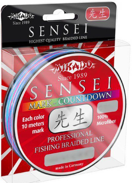 

Шнур Mikado Sensei Mark-Countdown 150 м 0.22 мм 17.3 кг Multicolor (Z16-022)