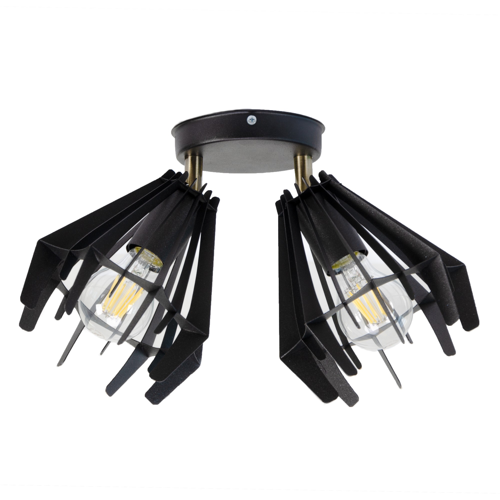 

Светильник потолочный Atmolight Stels L165-2 Черный с перламутром (1320) (27946)