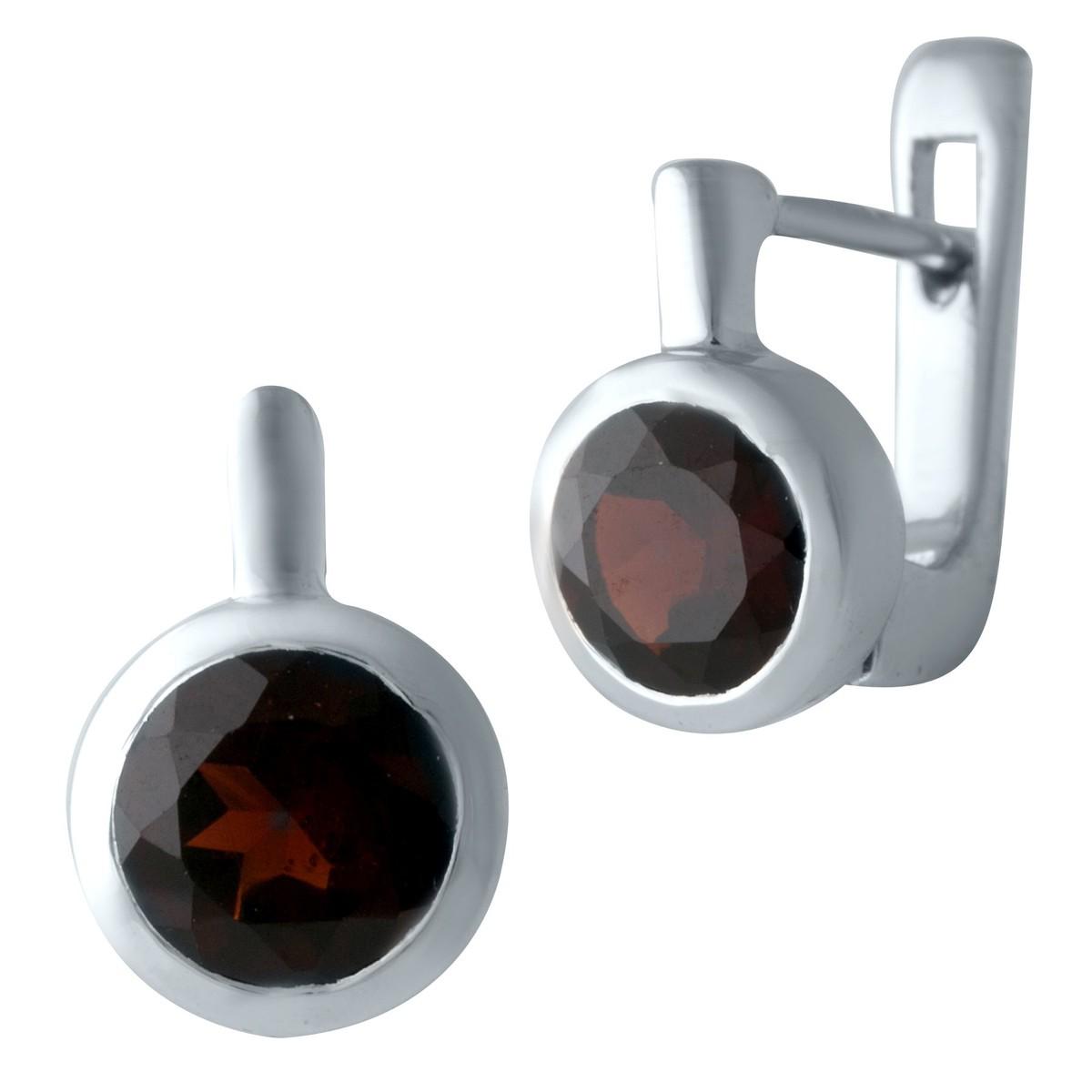

Серебряные серьги SilverAlex с натуральным гранатом