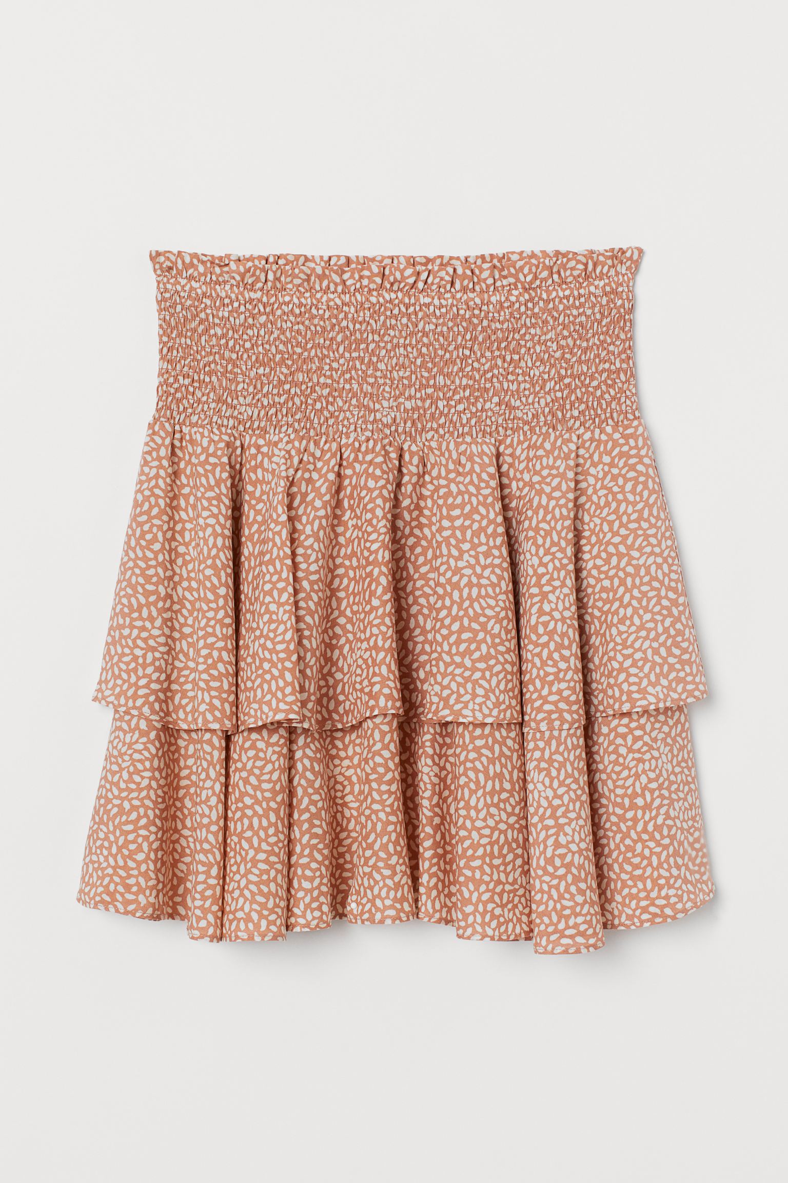 

Юбка H&M XS светло коричневый листья 4127706589