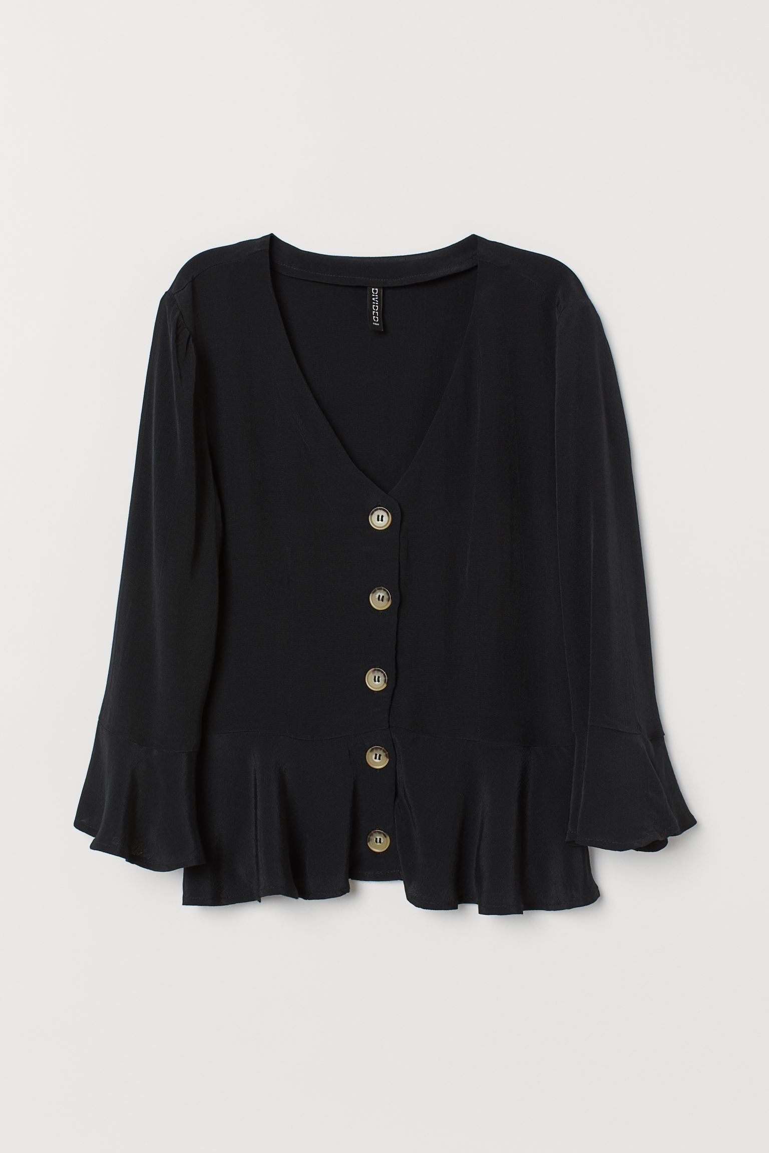 

Блуза H&M  черный 30117877110, Блуза H&M 36 черный 30117877110