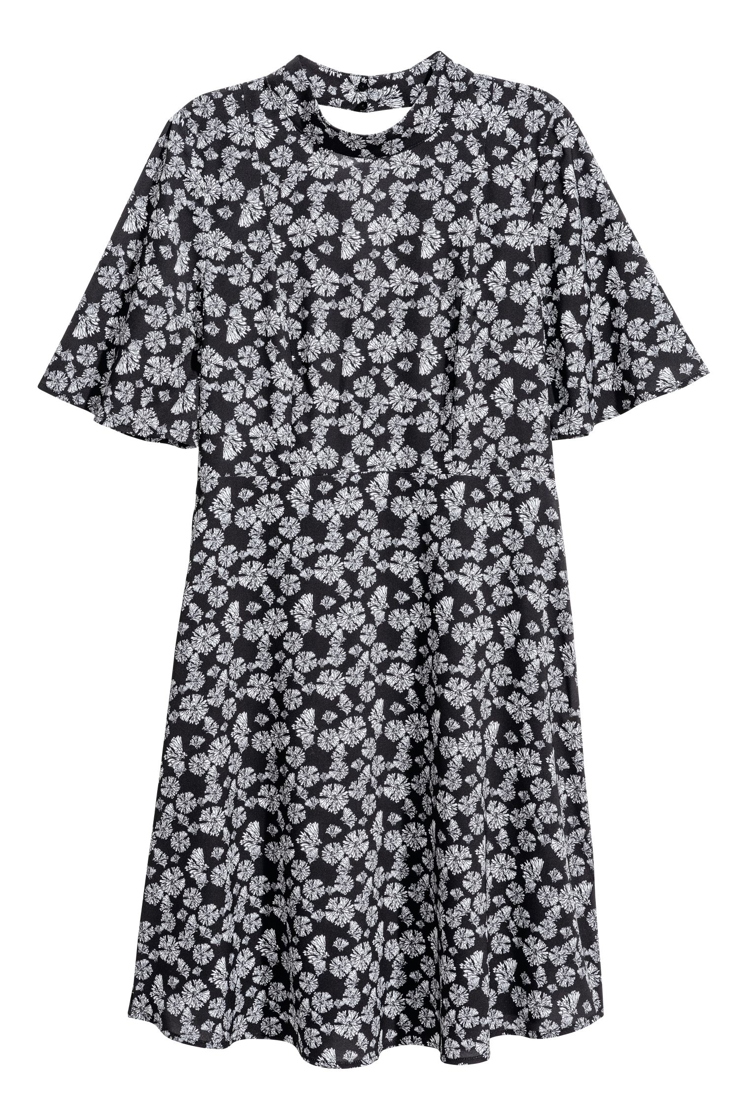 

Платье H&M 40 черный узоры 4125125935