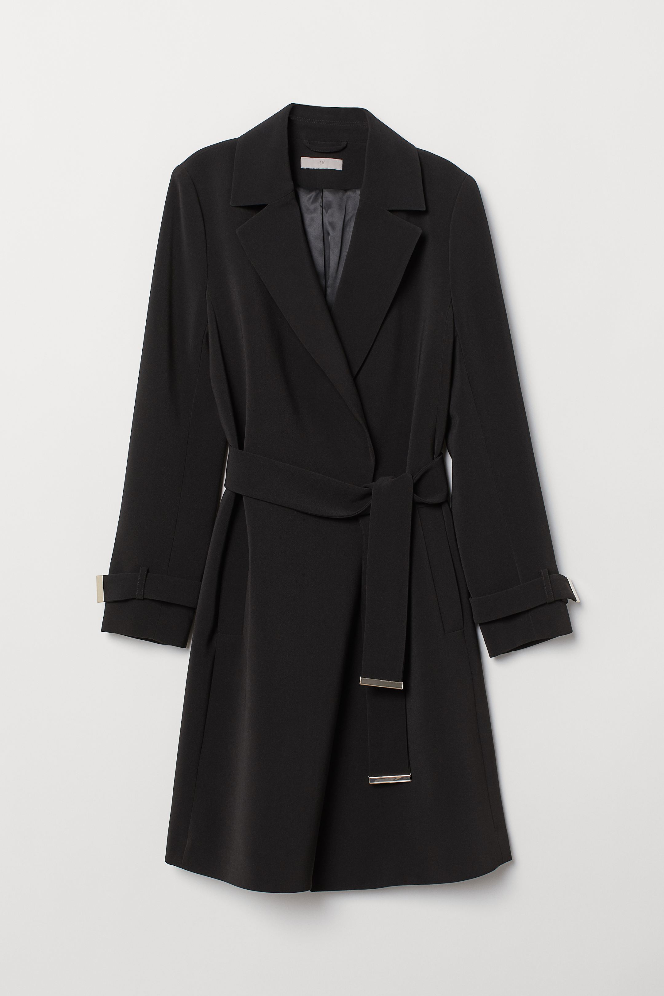 

Пальто H&M  черный 7087059, Пальто H&M 42 черный 7087059