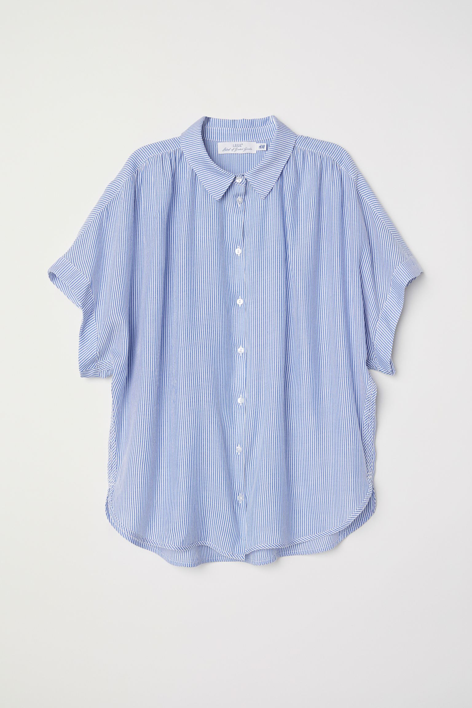 

Блуза H&M 44 бело синий полоска 5125050717