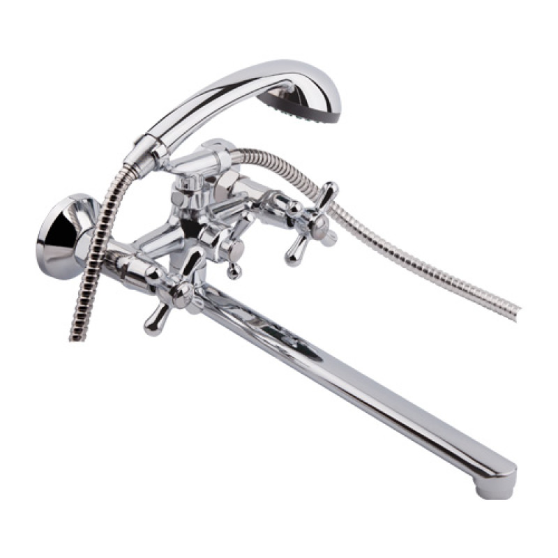

Смеситель для ванны настенный двухвентильный SW Olympic 1432 LUX SWOLY1432LUX хром (46294)